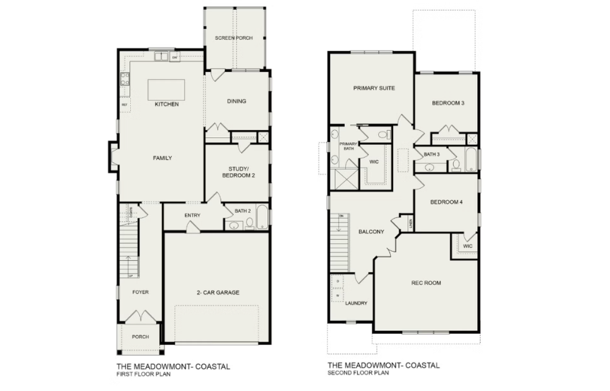 Meadowmont Floorplans