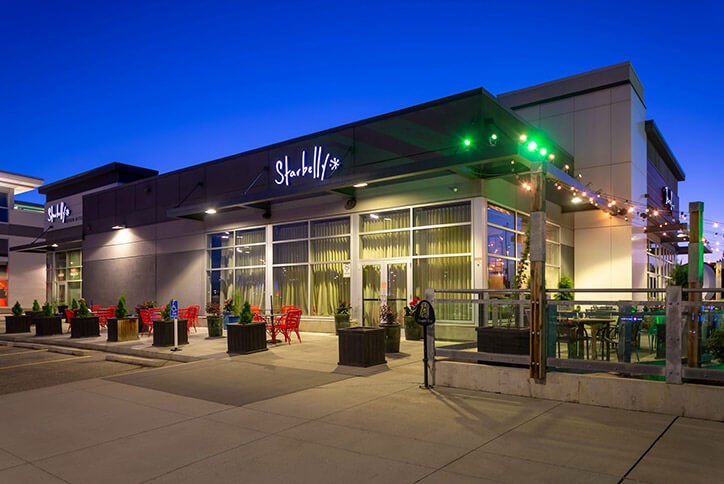 Starbelly Restaurant Patio Near Seton Community in Calgary