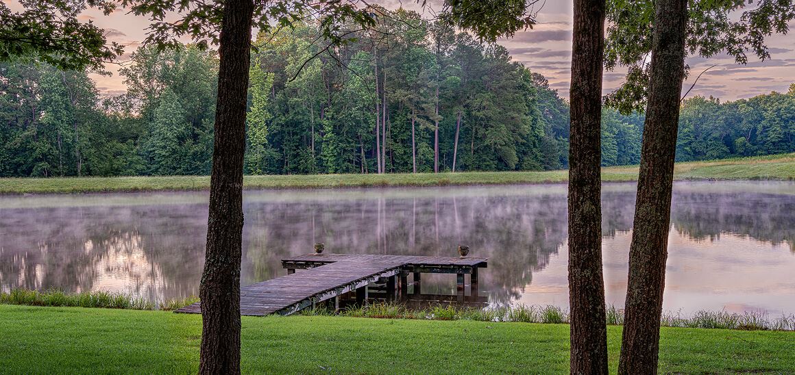 Pond And Dock Ponder Community Wendell North Carolina