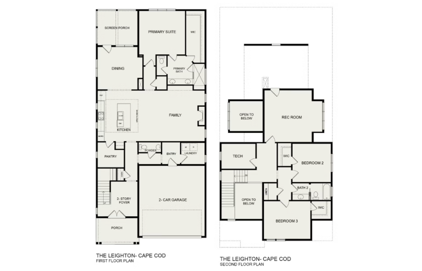 Leighton Floorplans